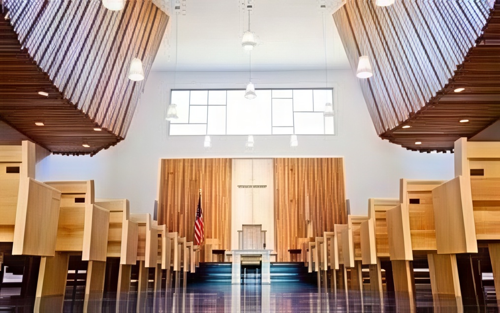 Inside the sanctuary where HopeWell Baptist Church will gather for Grand Opening